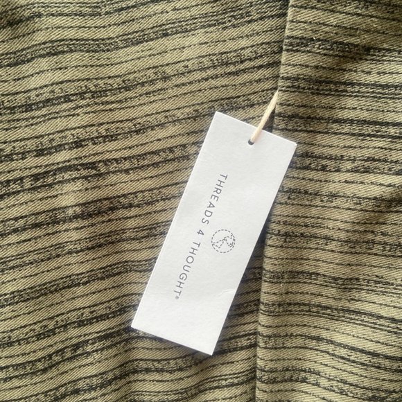 Threads 4 Thought Crew Neck Printed Pull Over Sweatshirt Mens Size Small S NWT - Picture 5 of 5